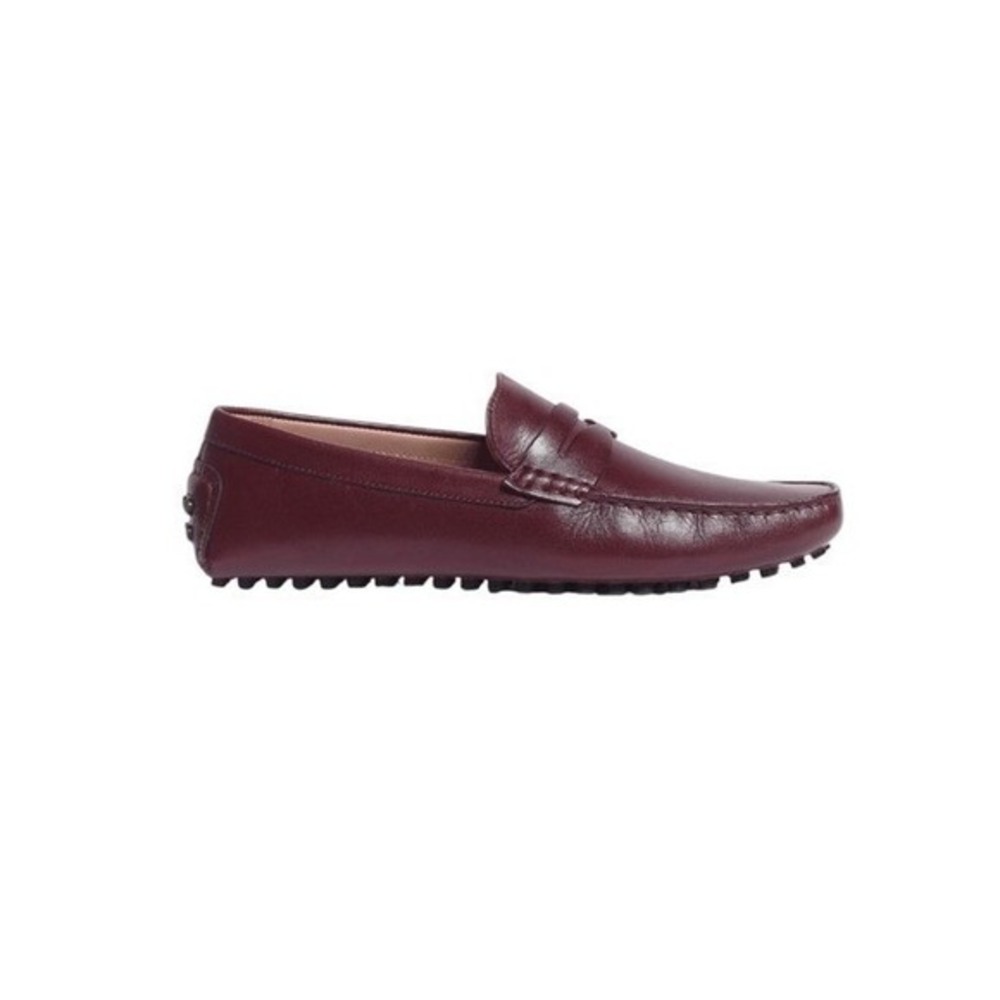 Carlos by Carlos Santana Ritchie Penny Loafer Burgundy Leather Slip-On 9.5
